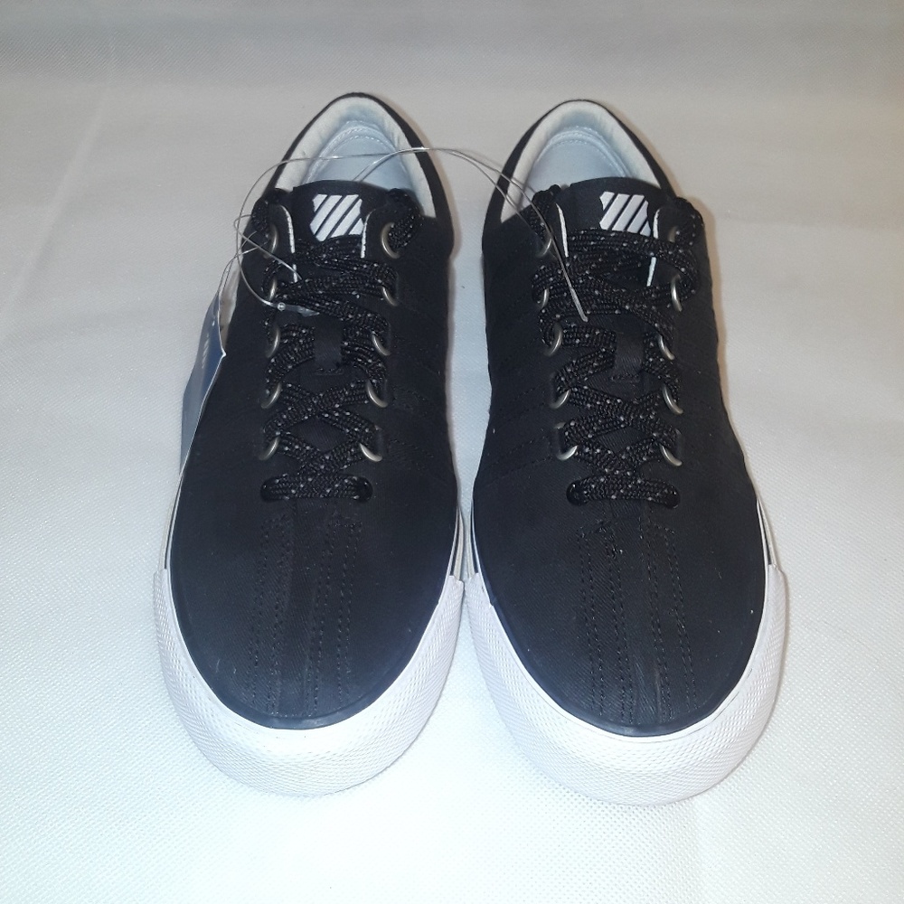 K-Swiss Canvas Black Sneakers Court Style